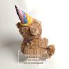 Hobby Singing Teddy Bear Plush Doll with Cake - Children's Birthday Gift