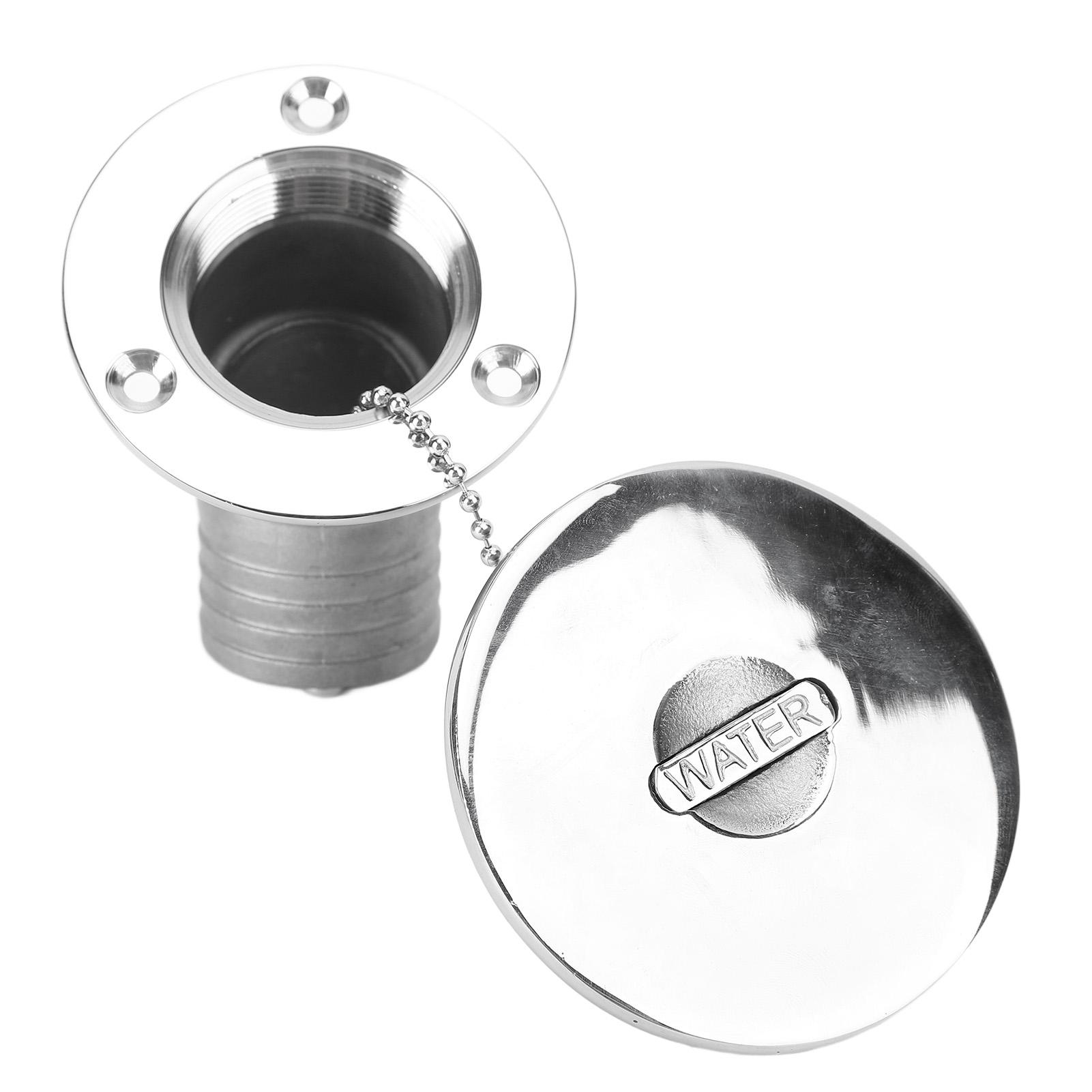 

45 Degree Deck Filler Cap 38mm 316 Stainless Steel Highly Polished Marine Deck Filler Cap for Yacht