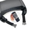 KJOY Reposacabezas de Asiento Almohada Cervical de Viaje Almohada Cervical de Cuero PU Almohadas de Espuma Viscoelástica Accesorios para Coche  usado para Tesla Model3/Y/X