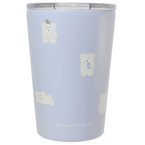 

Coolia Fluffy Insulated Stainless Steel Tumbler with Lid, 380ml, Cream