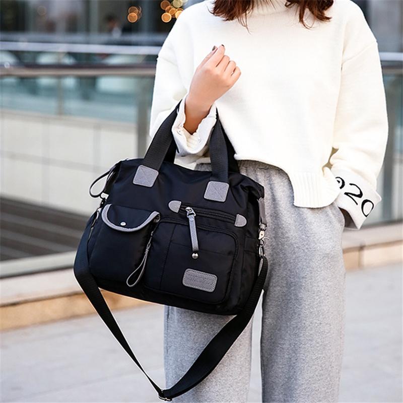 2026 Women Shoulder Bag Nylon Handbags Waterproof Crossbody Bag Large Capacity Multifunctional Tote Travel Messenger
