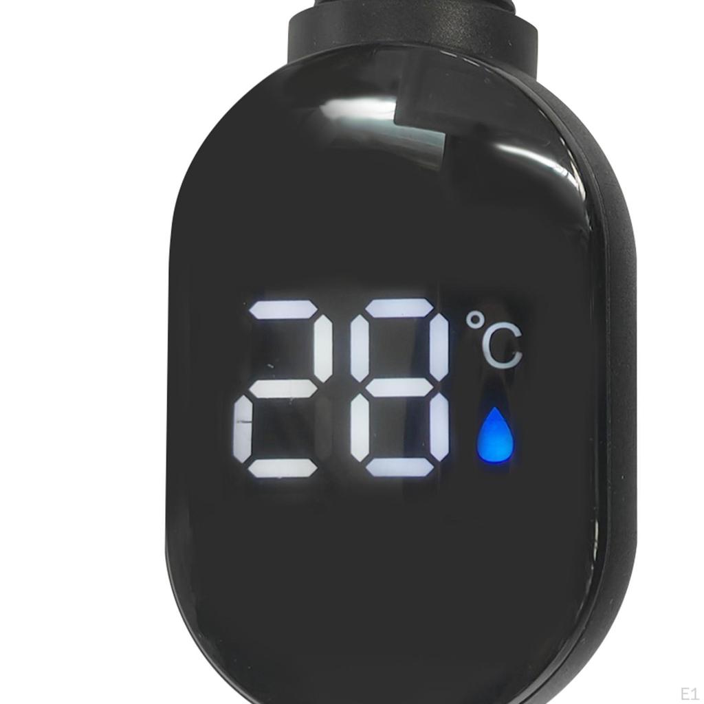 Shower Thermometer LED Digital Display Touch Screen Instant Read Water Temperature Gauge Bath