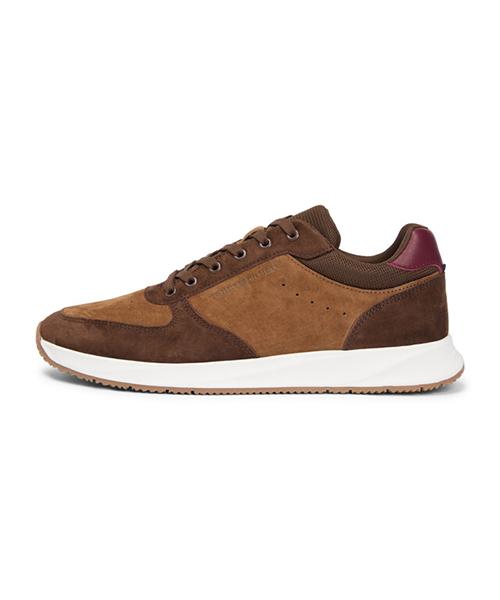 Tommy Hilfiger Newport Nubuck Mix Runner - Brown (T52G0Ars140Mt1Gv0)