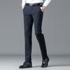 Yalu Men's Spring Wool Blend Business Casual Trousers