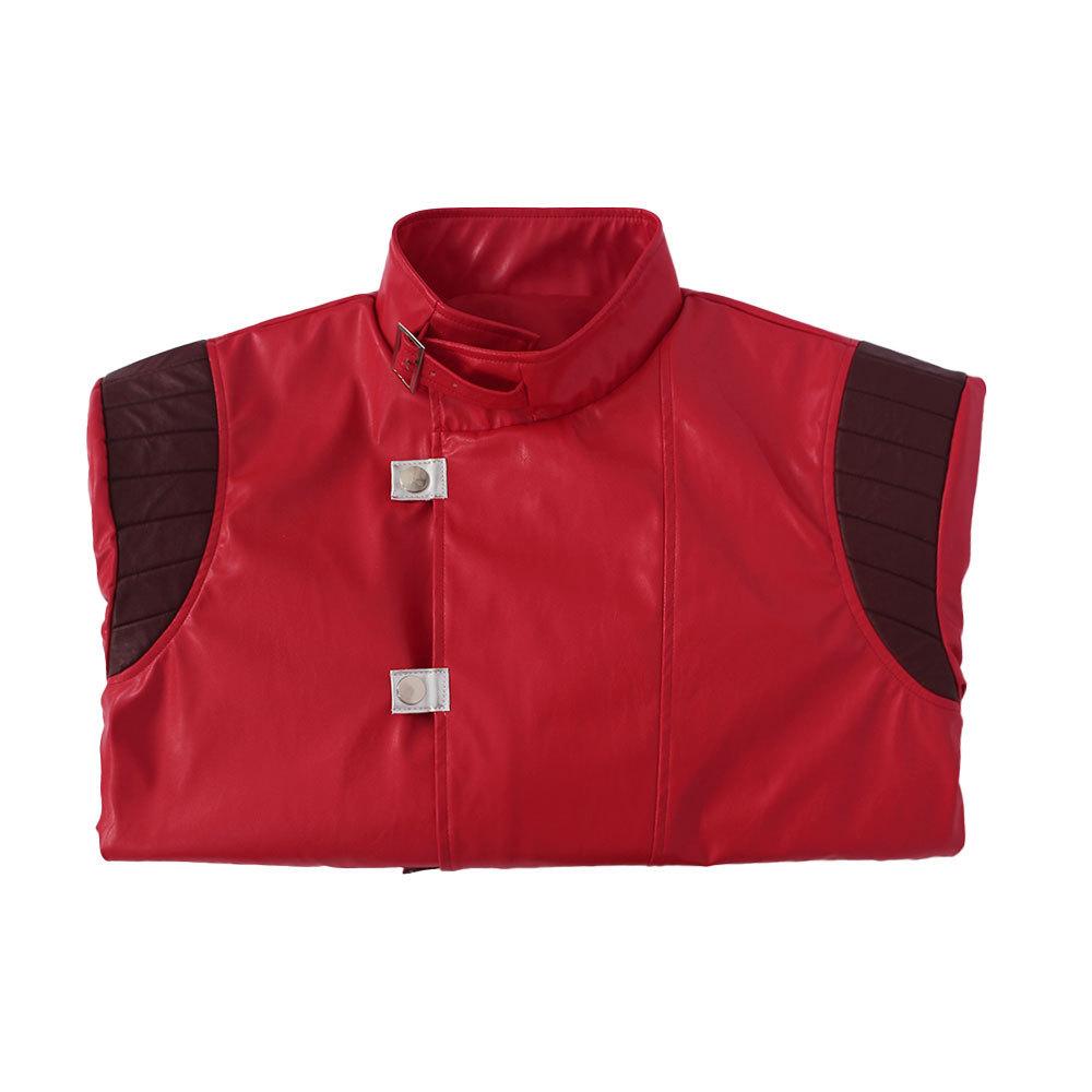 Akira Cosplay Jacket Pu Leather Motorcycle Streetwear For Anime Role Play