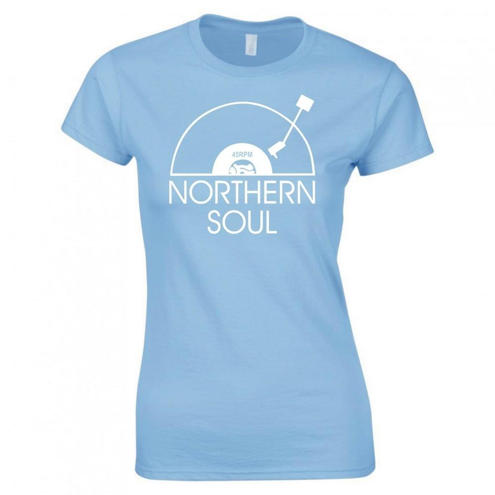 Northern Soul 45rpm Ladies Skinny Fit Tshirt S