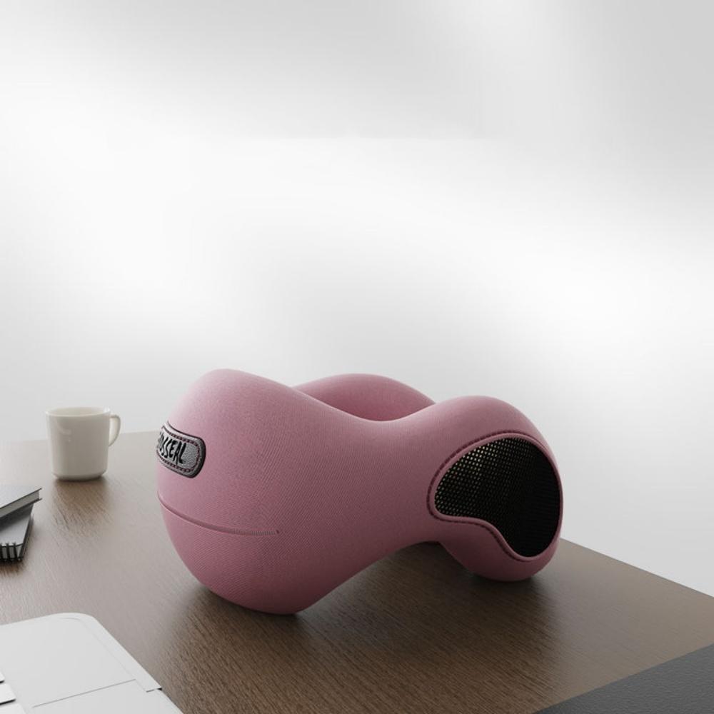 

U Shaped Memory Foam Neck Pillows Cervical Spine Protection Sleeping Neck Portable Memory Cotton Business Trip Neck Pillows розовый