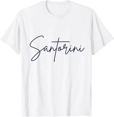Santorini Greek Island Vacation Souvenir Greece Tourist T-Shirt