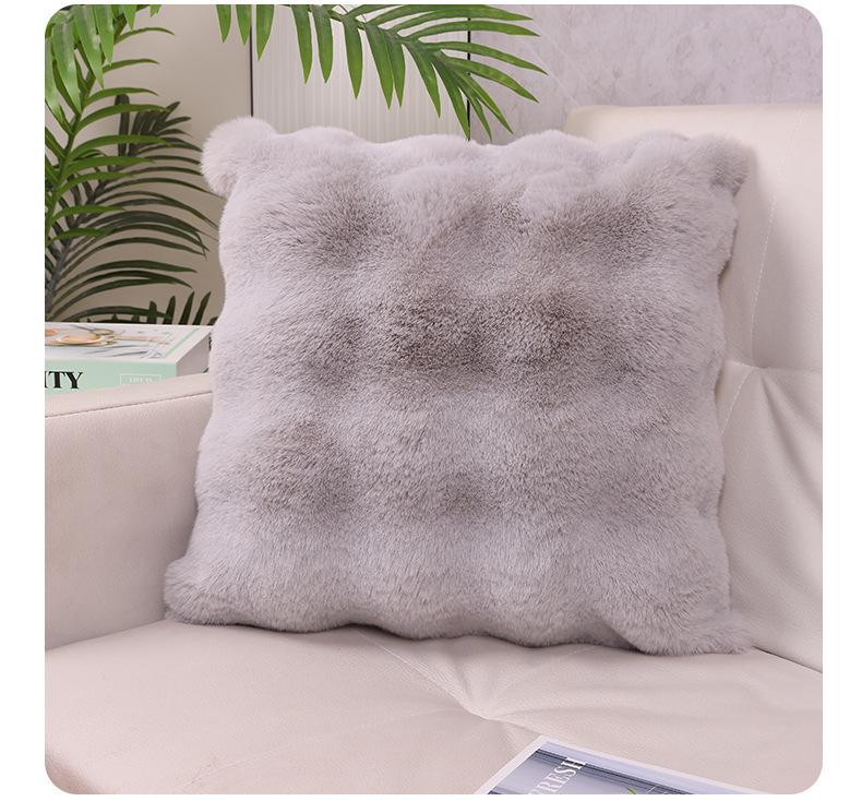 Husă de Pernă Luxoasă din Pluș pentru Fereastră Golfului, Canapea, Sufragerie și Noptieră