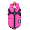 Comes with a traction ring, pet coat, jacket, three-layer thick warm dog clothing, autumn and winter waterproof fabric, small an