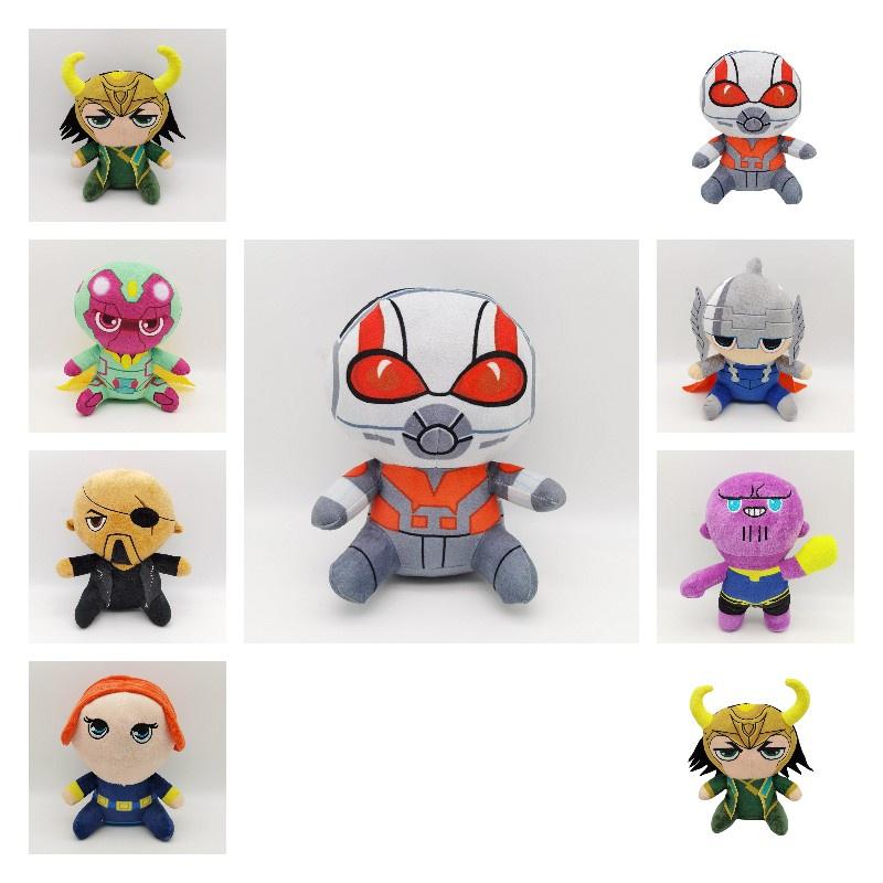 Avengers Plush Toy Set With Ant-man, Iron Man, Loki, Thor, And More!
