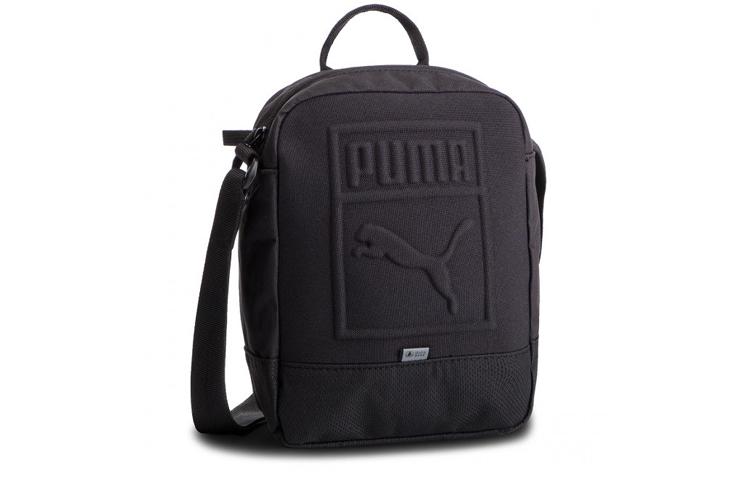 Тканевая сумка PUMA, Сумка на плечо, Сумка через плечо Унисекс Черная 075582-01