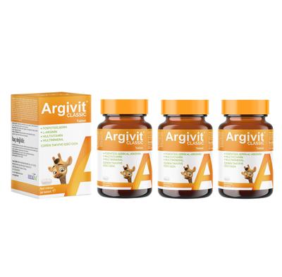 3 Boxes Argivit Classic 30 Tablets