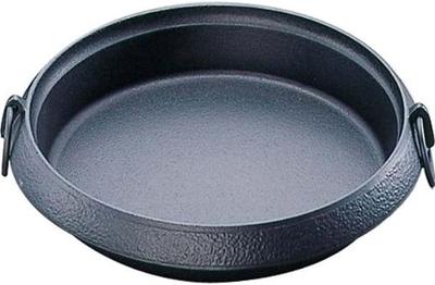 Sukiyaki Garnek Piękna Skóra Mała Czarna Pieczona IH Kompatybilny Nanbu Ironware 20016