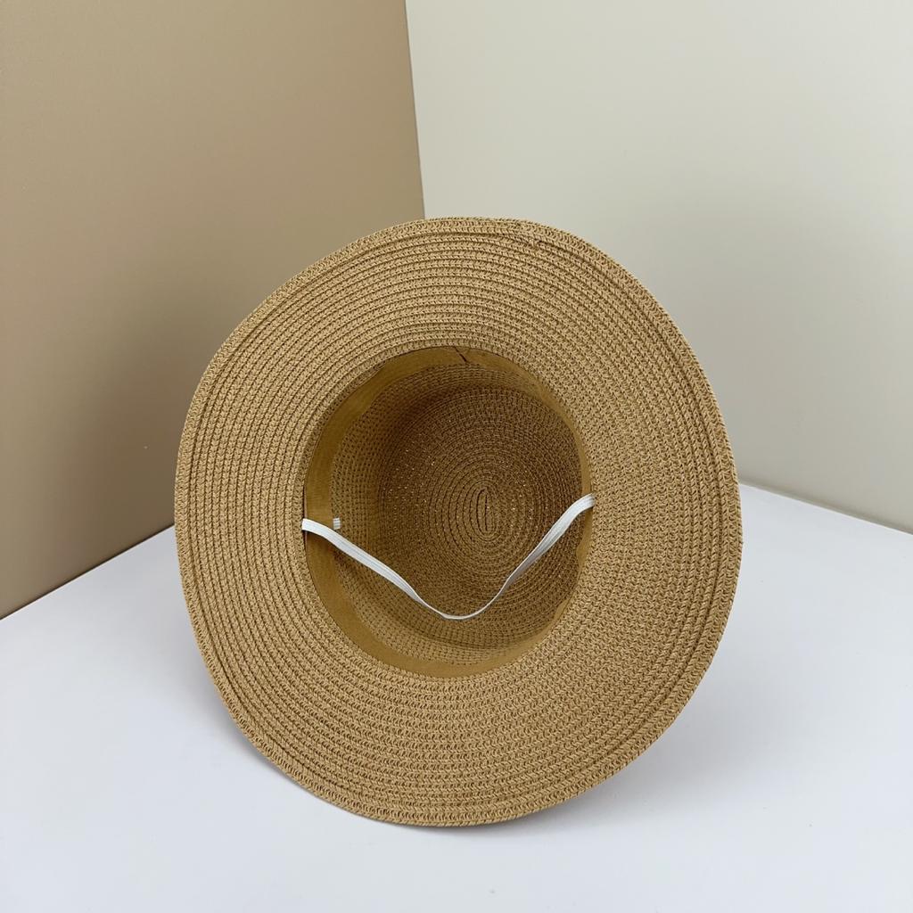 Straw Hat DIY Material Handmade Hat Embryo Sunshade Sunscreen Hat Team Building Activity Flat Brim Round Edge Woven Basin Hat