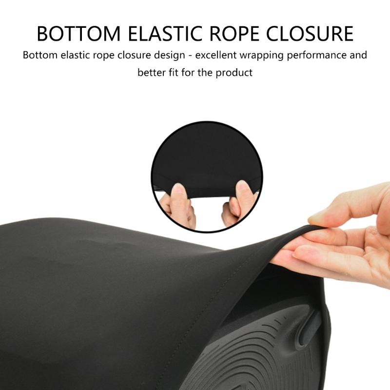 Portable Speaker Dustproof Cover With Elastics Edges Fit 2 Microphones Top Handles for Encore2 Quick Access