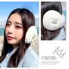 Winter Fleece Ear Warmers Foldable Earmuffs for Women Outdoor Skiing Running Cycling