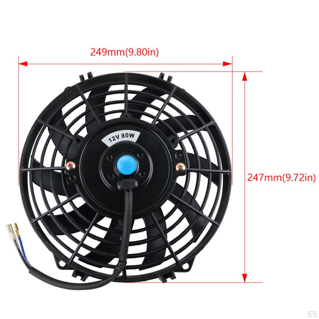 Hűtőradiátor Ventilátor Teljesítmény Alkatrész Nagy Teherbírású Ívelt Lapát Összeszerelő Készletek Pótalkatrészek
