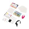 Keychain Making Beads 24 Vivid Colors Colorfast Strong EVA Widely Used Craft Beads with Keyrings Keychain Iron