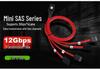 SATA to SATA Straight-Angle Server Cable for SSD and Motherboard, 12G Data Transfer