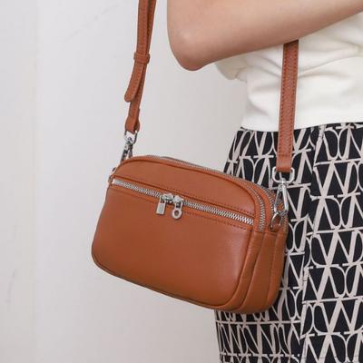 Piele de vacă Nouă Casual Studentă Femeie Geantă Crossbody Mică Versatilă Mică Proaspătă Femei Telefon Mobil Geantă de Monede Piele Naturală