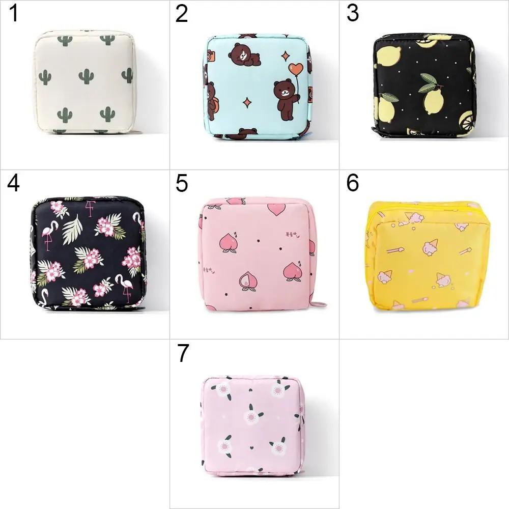 Cosmetics Napkin Makeup Organizer Headphone Case Coin Clip Sanitary Bag Tamper-Proof Storage Bag Change Purse Sanitary Mat Bag