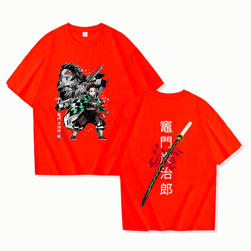 New Anime Kamado Tanjirou Printed T-Shirts Women Men Short Sleeve Funny Round Neck Tee Shirt Casual Summer Tops