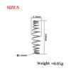 50Pcs Feeder Cage Bait Feeder Spring Fishing Tools Feeder Stops Carp Fishing Fishing Accessories