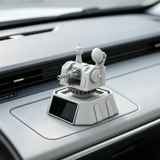 Yousheng Solar Powered Car Diffuser Creative Car Air Freshener Vehicle Dashboard Decoration with Aromatherapy Function Unique Car Interior Accessory