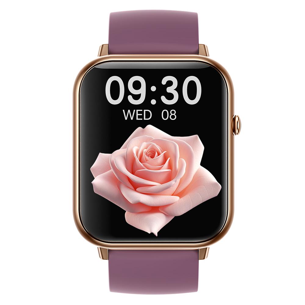 Q19MAX Fashion Smartwatch: Heart Rate & Blood Oxygen Monitoring, Bluetooth Calls, IP68 Waterproof