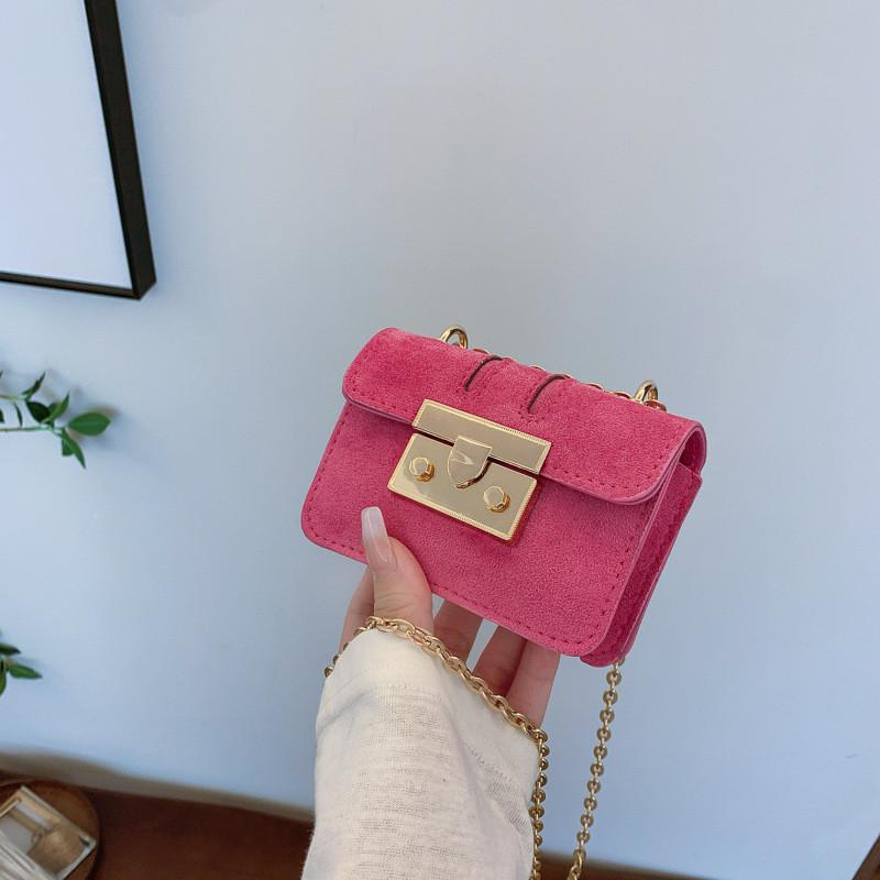 Chic Autumn Casual Mini Square Bag For Women With Soft Pu Leather And Chain Strap