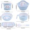 1pcs Sanrio Cinnamoroll Tableware Anti Fall Cartoon Breakfast Plate Anti Scald Non-Slip Handlecup Spoon Bowl With Lace Cutlery