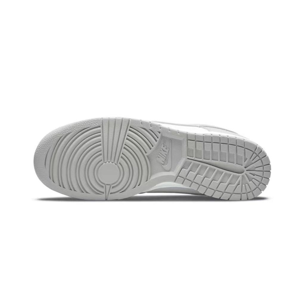 Nike Dunk Retro 'Grey Fog' Silver Ballet Low top Skateboard Shoes Men's Silver Gray White DD1391-103(Team140-)