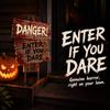Plastic Material Halloween Warning Signs Vintage Style Yard Garden Signage  Home Decor