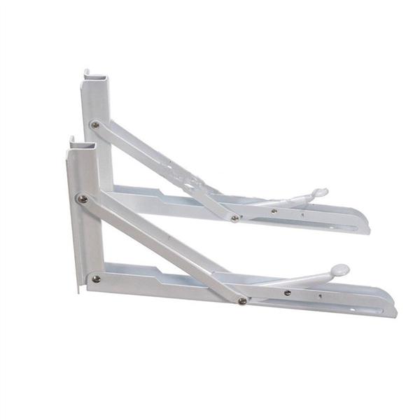 Buy 2pcs 90 Degree Spring Loaded Folding Support Shelf Bracket at ...