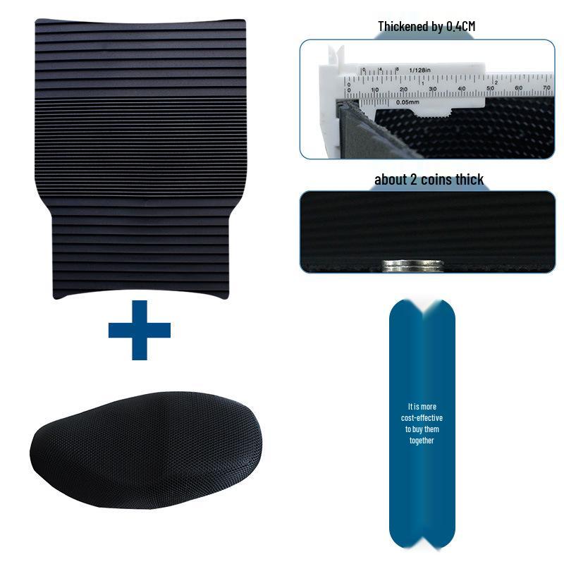 Durable, waterproof, non-slip rubber mats for Yadea Zhipao-H scooter.
