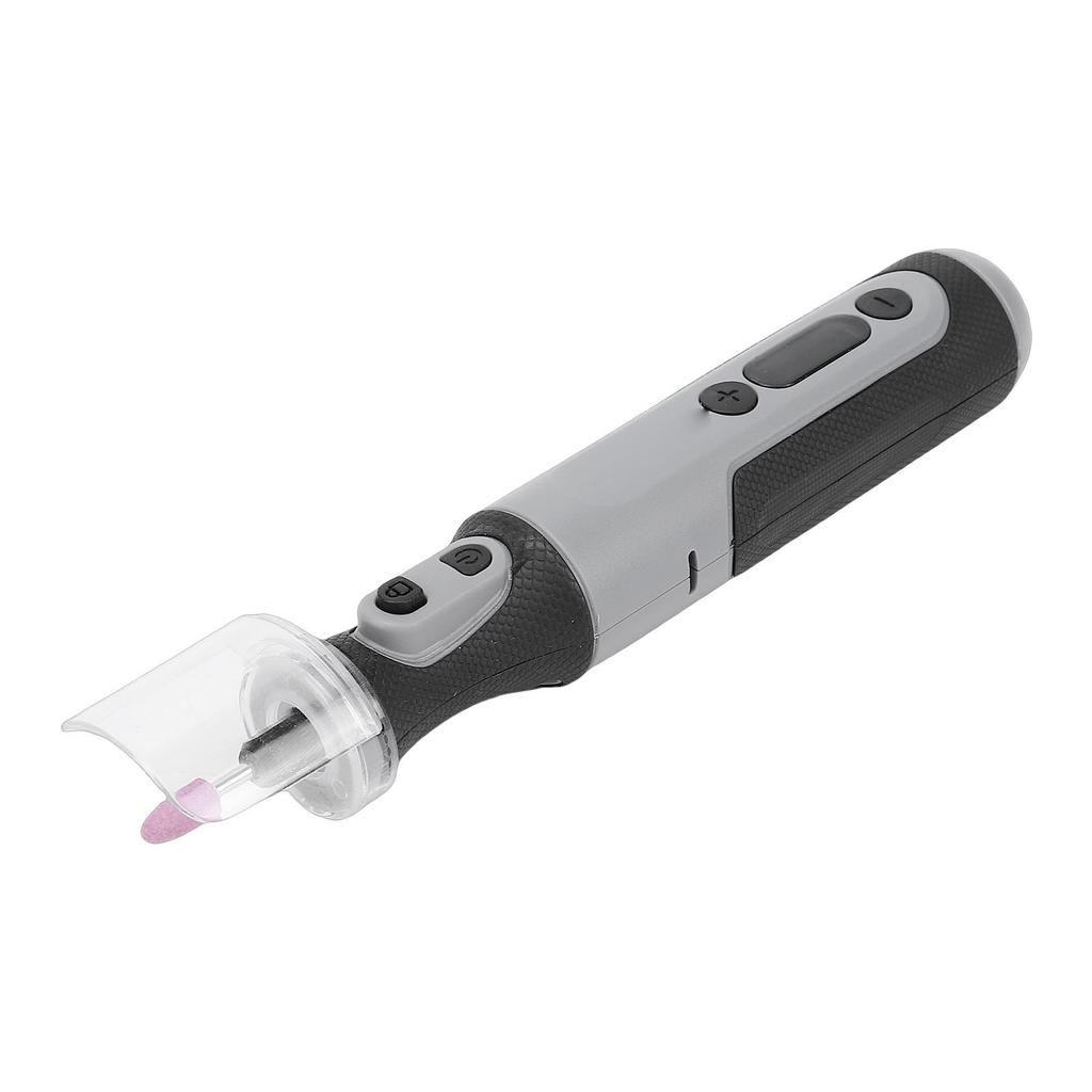 Electric Polisher Kit Handheld Cordless Sanding Drilling Tool Kit for Woodworking Built in 1300mAh Battery 4V Digital