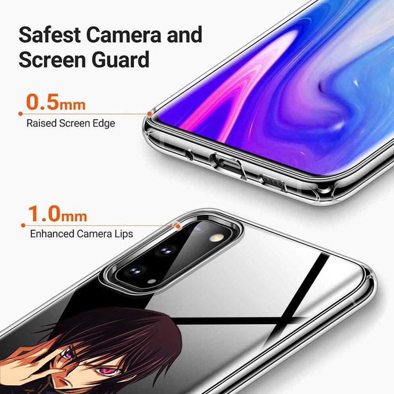 Anime Code Geass Lelouch For Samsung Galaxy A01 A11 A12 A22 A21S A31 A41 A42 A51 A71 A32 A52 A72 A02S Silicone Phone Case