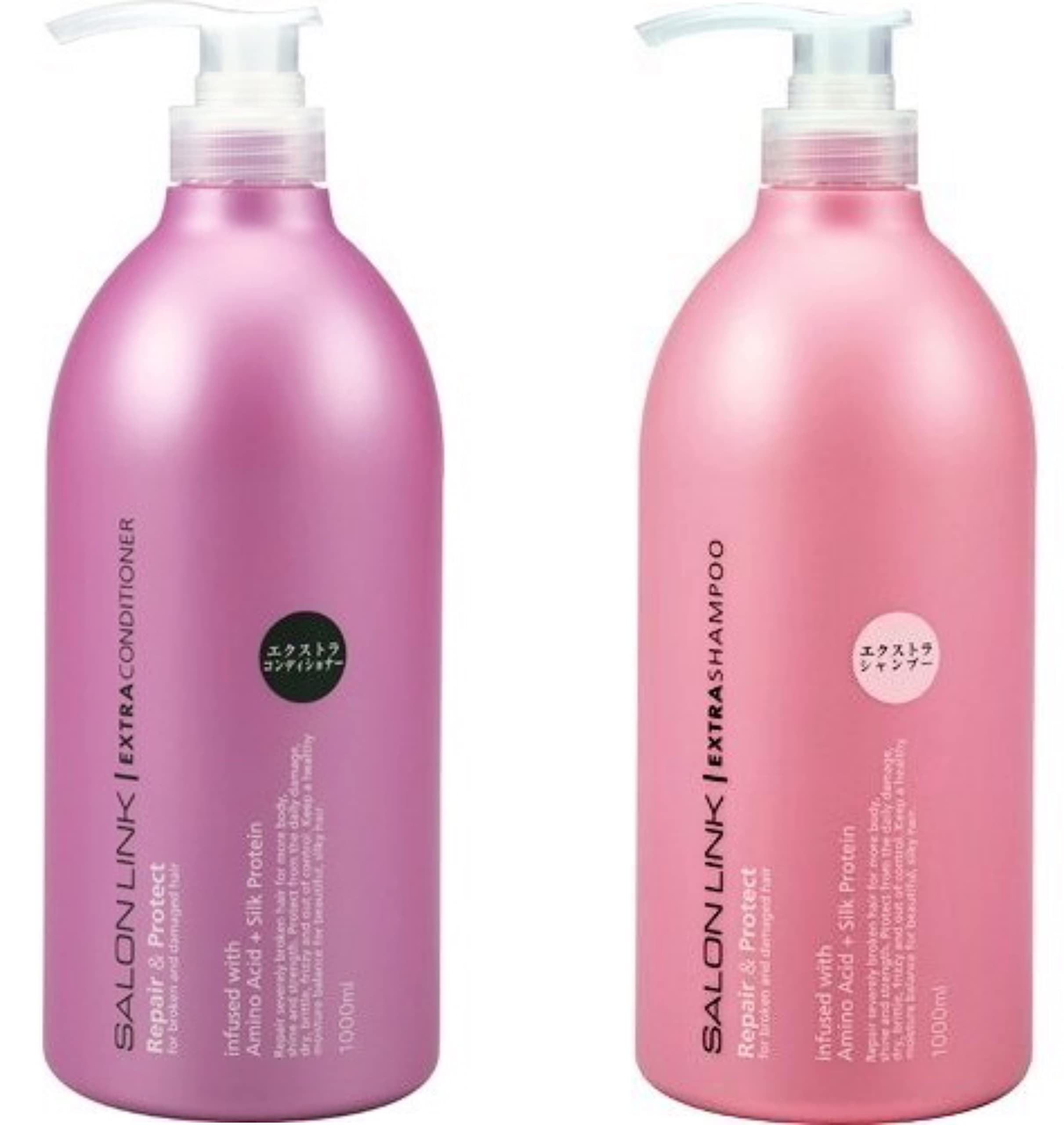 

Kumano Oils Salon Link Extra Shampoo Conditioner 1000ml & Set, Pump,