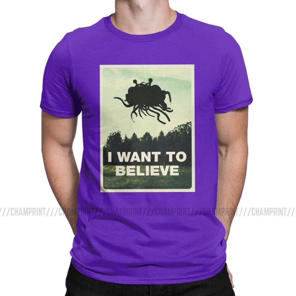 Flying Spaghetti Monsterism Believing T Shirts Men S T Shirts Pastafarianism Fsm Religion Church Novelty Tees