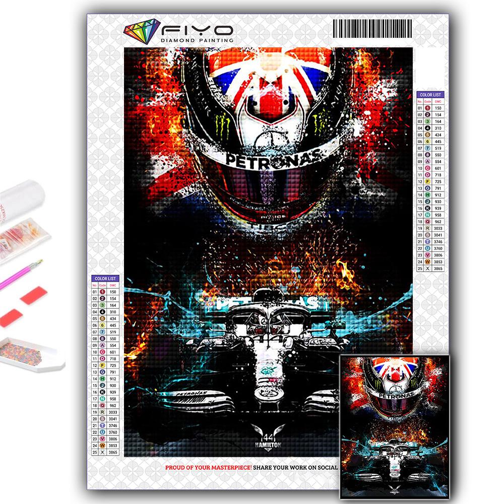 

Полный 5D Diy Алмазная картина F1 Гонщик 5D Алмазная картина