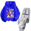 Unisex Sets Children Hoodies Kpop Demon Hunters Kawaii Pullover Sweatshirt Anime Trucksuit Cartoon Clothes