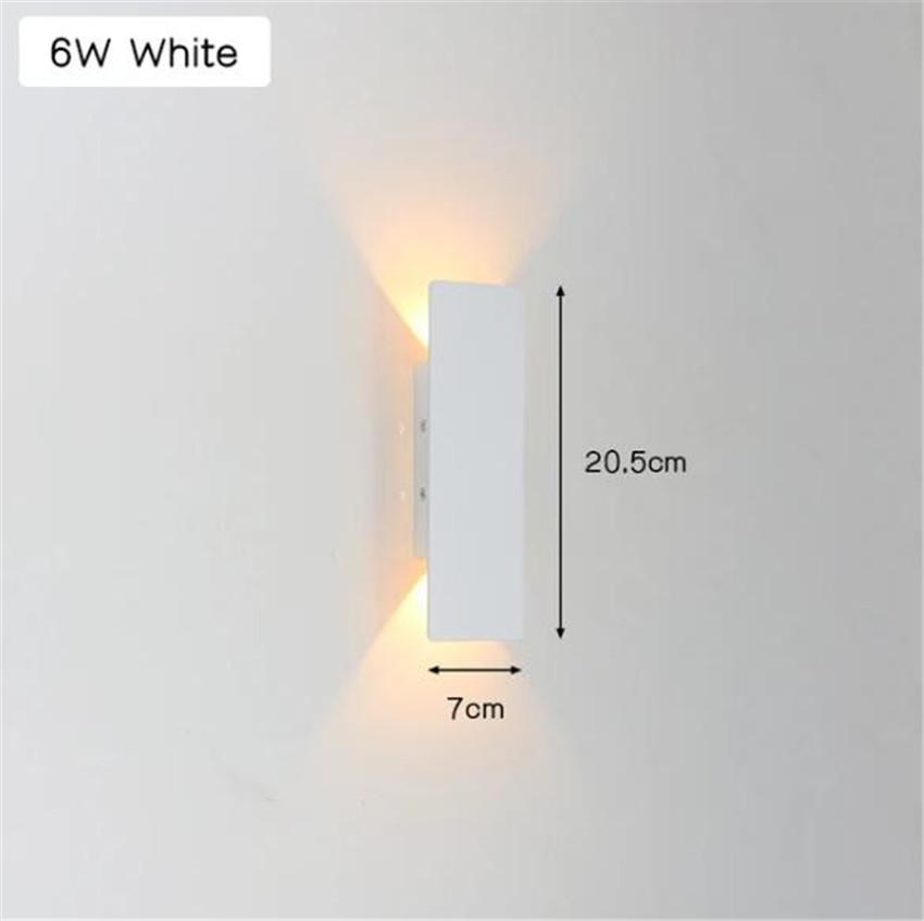 Modern LED Waterproof Outdoor Wall Lamp IP65 Aluminum up down Sconce Indoor Decorative Lighting