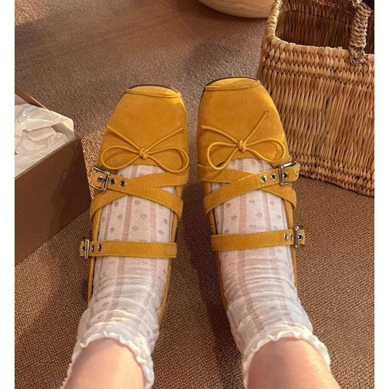 Fashion Internal Elevation 6CM Women Mary Jane Shoes Fashion Butterfly-knot Single Shoes Ladies Casual Street Style Dress Red Pumps