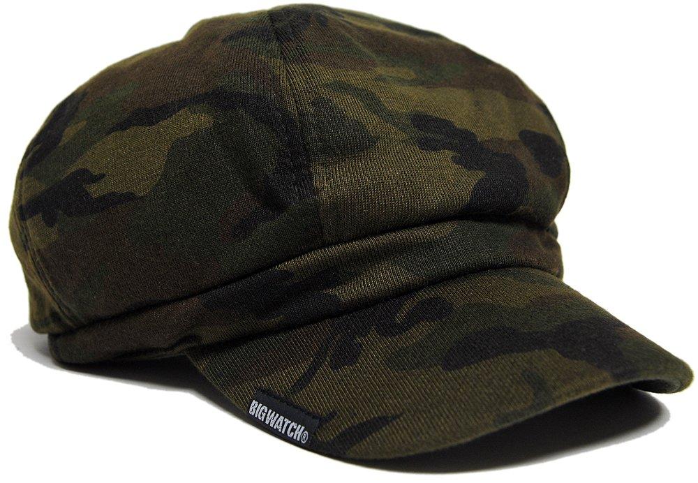 Large Size Camo Pattern Casquette [Big Watch] Hat, Green/Camo, CAS-19, Men's