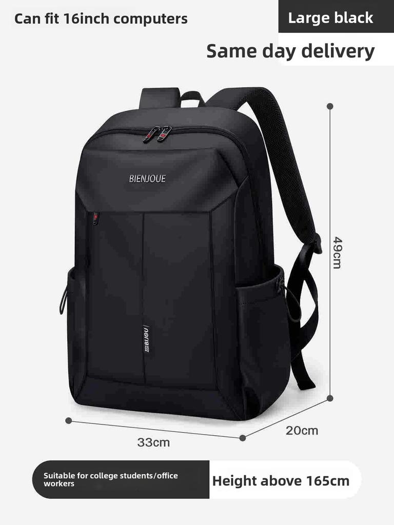 Oxford Cloth Mens College Backpack With Large Capacity For Travel And School Use