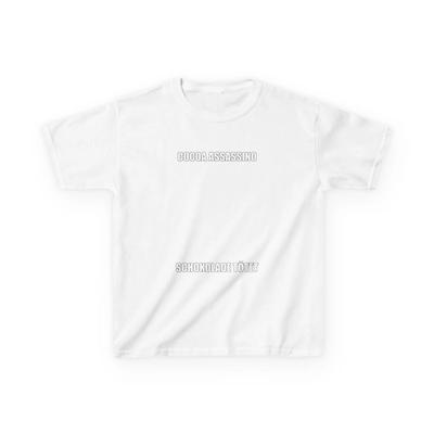 Cocoa Assassino Kids T-Shirt | Brainrot Meme Shirt Funny Viral Internet Humor Gi