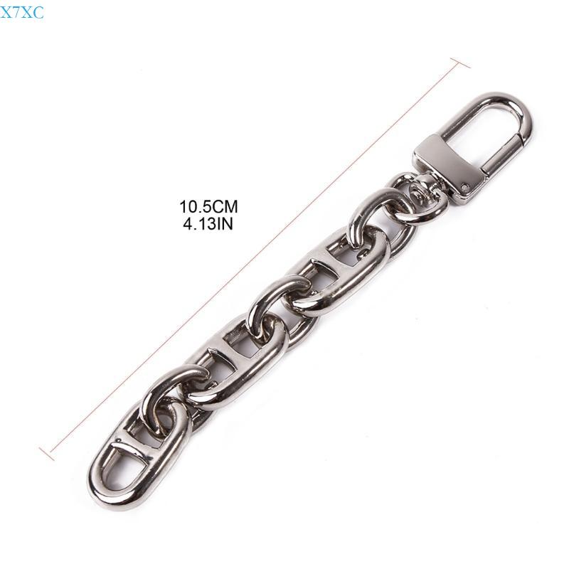 X7XC Bag Chain Metal Purse Handle Metal Buckles Handbag Shoulder Strap Replacement