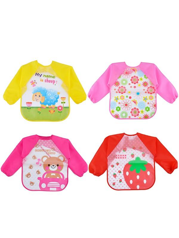 

Набор из 4 водонепроницаемых мультяшных футболок с длинным рукавом One Size