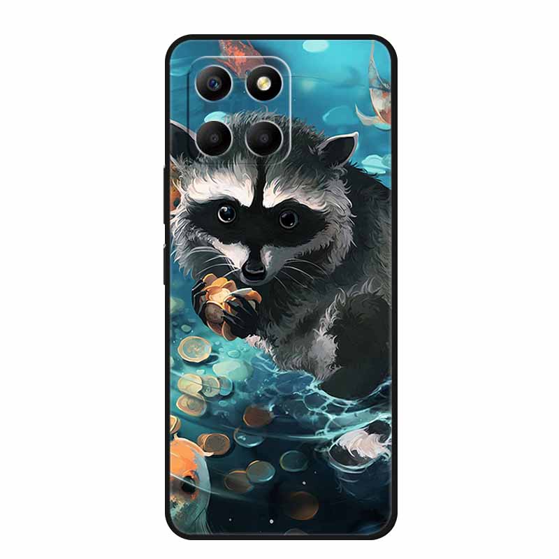 Phone Case For Honor X7d 5G 2025 Back Cover Case X 7 D Shockproof Black Silicone Soft Coque For Honor 400 Smart Play 10T 5G Case